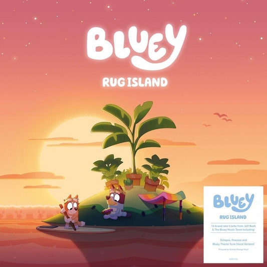 Bluey - Rug Island LP record (orange vinyl)