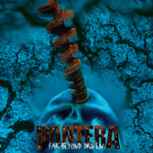 Pantera - Far Beyond Driven LP record (white/blue marbled vinyl)