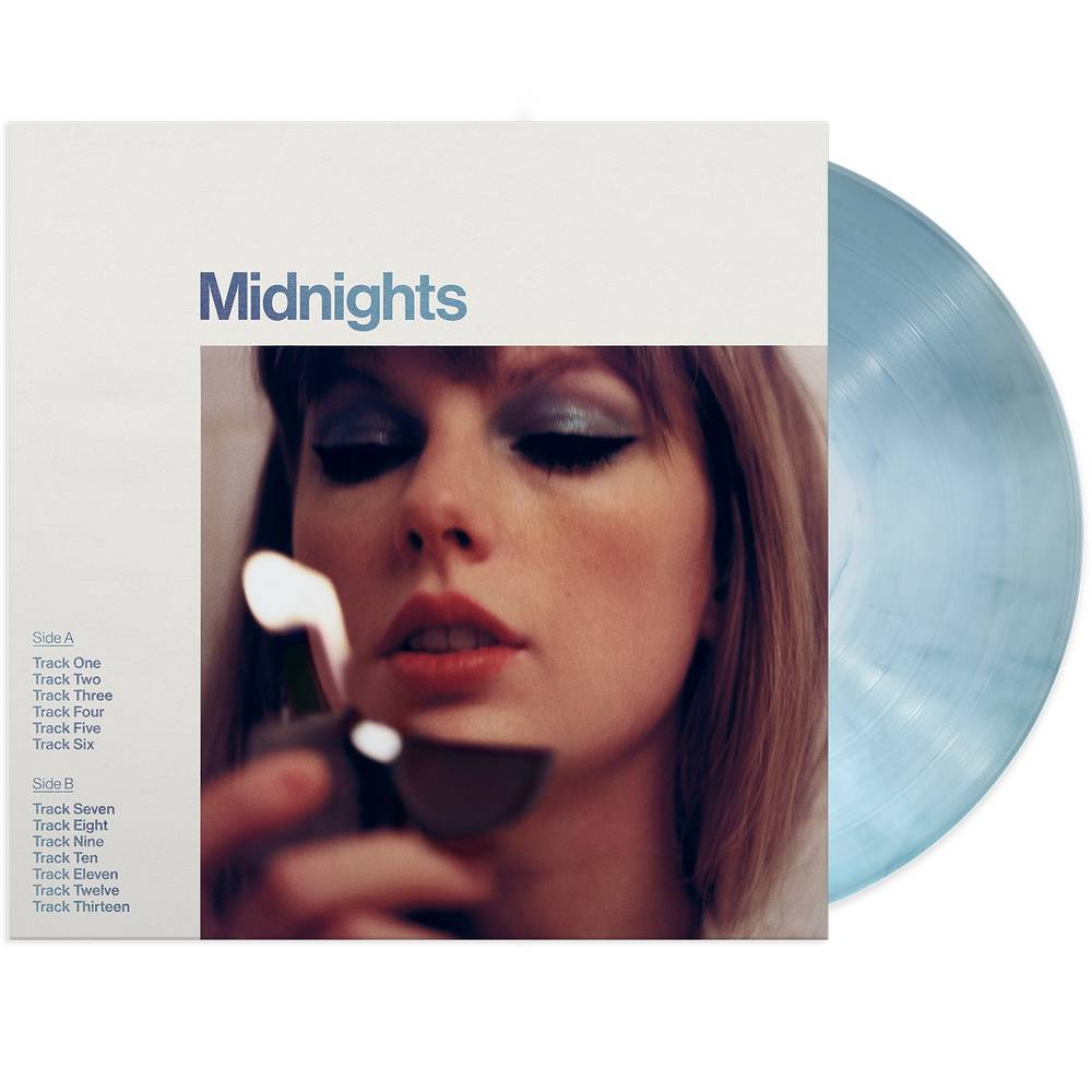 Taylor Swift - Midnights LP record (moonstone blue vinyl)